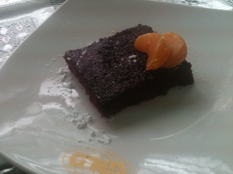 Brownie de betabel